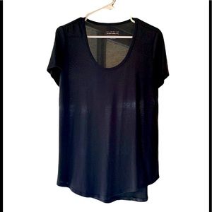 Charcoal gray dress tee